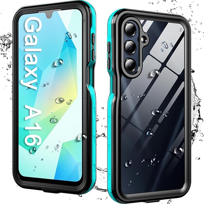 Hllhunkhe for Samsung Galaxy A16 5G Case Waterproof, Rugged Full Body by Hllhunkhe