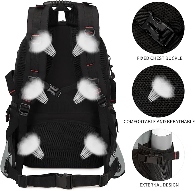 Nerlion 40L Hiking Backpack Travel Backpack - Image 8