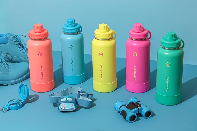 ThermoFlask 32 oz Double Wall Vacuum Insulated Stainless Steel Water Bottle - Image 5