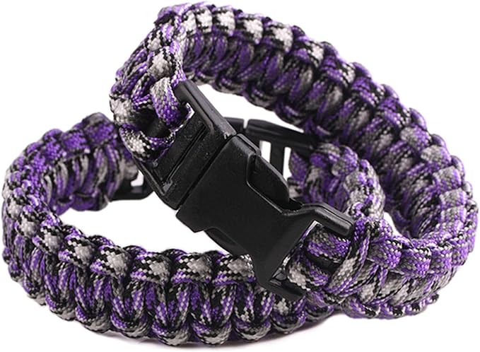 Sportmusies Paracord Wristband for Outdoor Sport Tactical Survival Parachute by Sportmusies