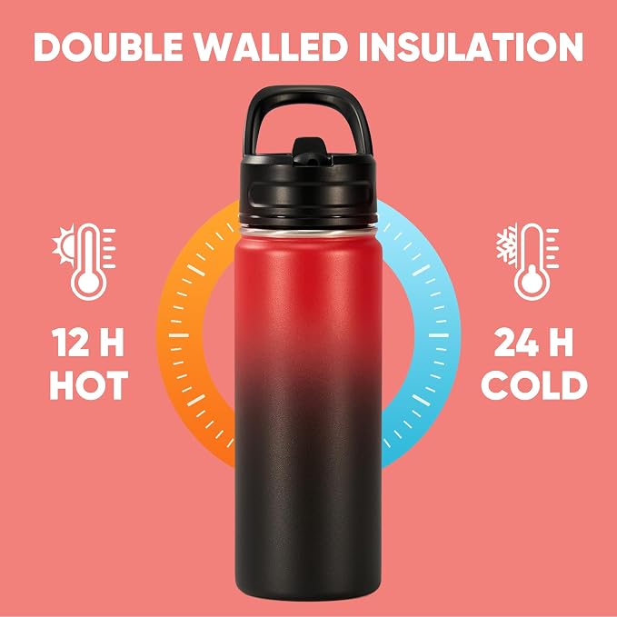 Fijinhom 18oz Insulated Stainless Steel Water Bottle - Image 6
