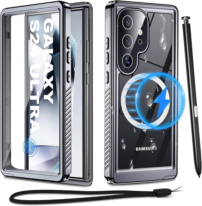 for Samsung Galaxy S24 Ultra Waterproof Case by Haireca