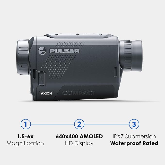 Pulsar Axion XQ19 Compact Thermal Imaging Monocular - Image 2