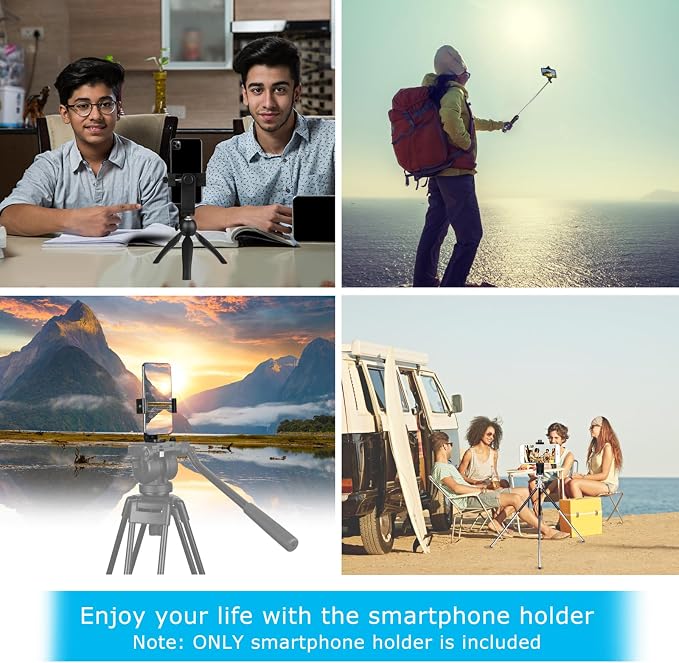 SharingMoment Premium Smartphone Holder/Vertical and Horizontal Tripod Mount - Image 3