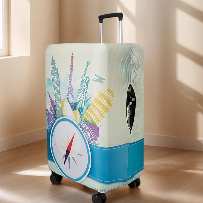 WUJIAONIAO Travel Luggage Cover Baggage Suitcase Cover Protector Skins 18-32 - Image 7