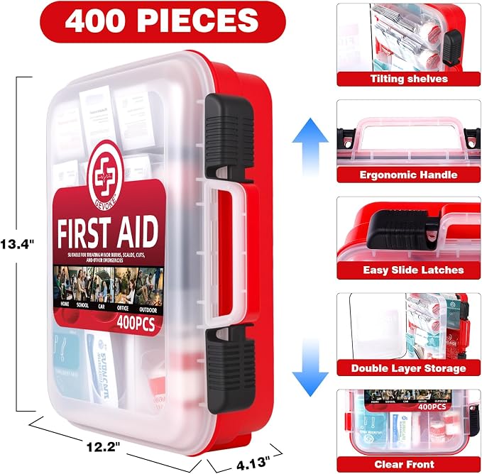 Gevoke 400 Piece First Aid Kit - Image 2