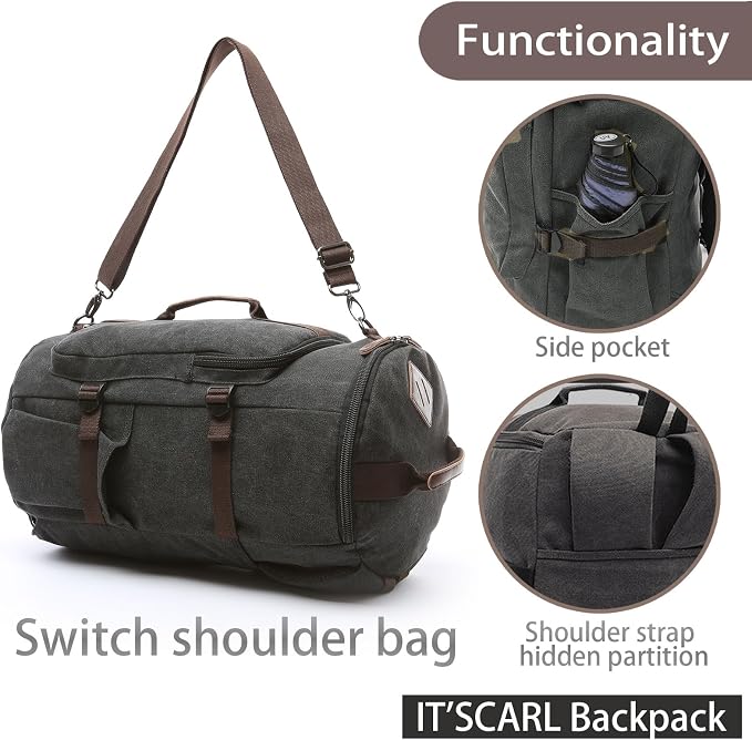 IT'SCARL Large backpack for men, Backpack for travel, Mens backpack, Waterproof - Image 5