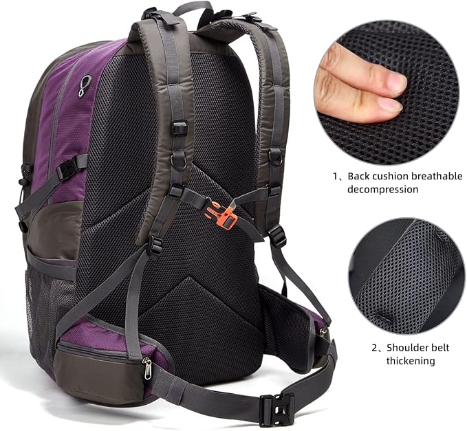 SPEEDPARK Hiking Backpack 40L Waterproof Hiking Daypack - Image 5