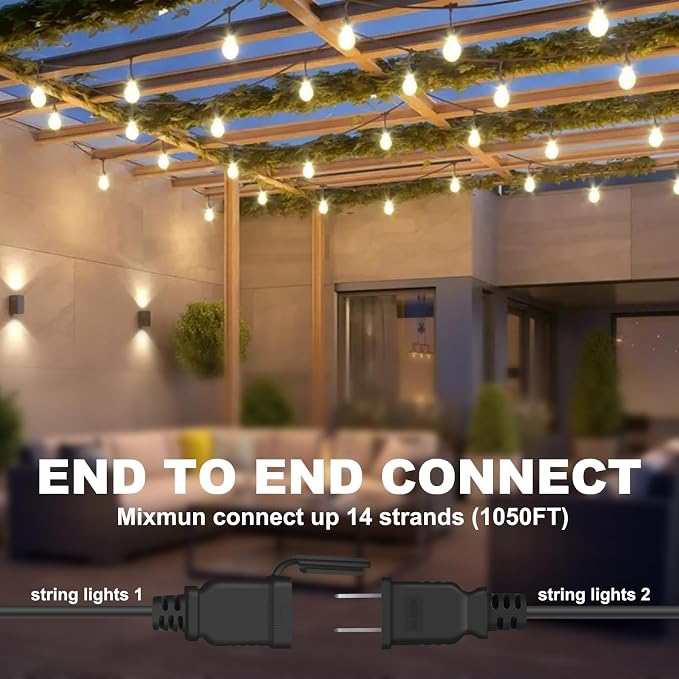 50FT LED Outdoor String Lights - Image 4