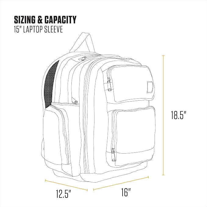 Carhartt 28L Dual-Compartment Backpack, Durable Pack - Image 5