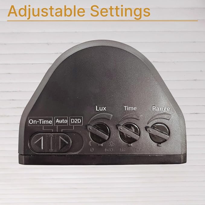 LED Black Motion Sensor 2-Light Bullet Flood Light- 3000K Adjustable Dual Head - Image 7