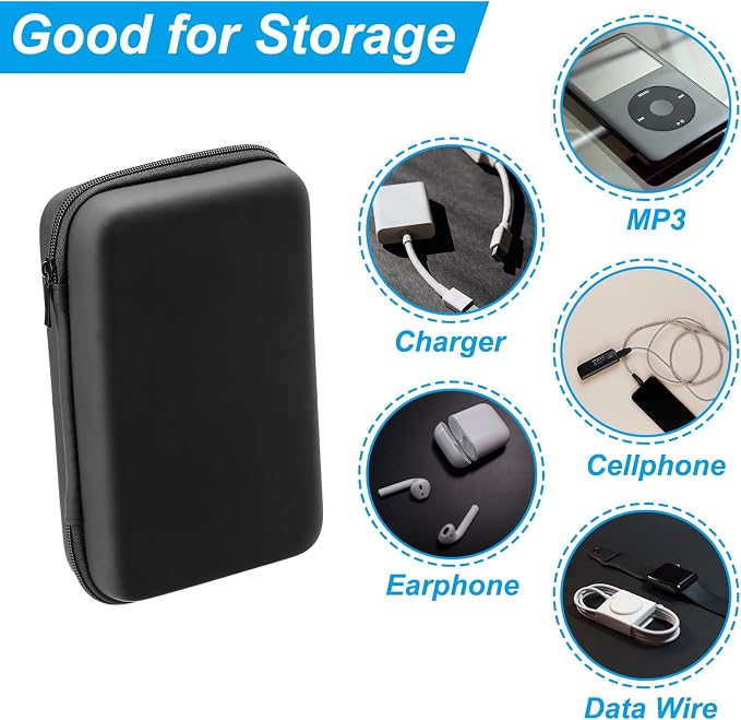 PATIKIL 7.48x5.12 Electronic Organizer Case, Charger Cord - Image 5