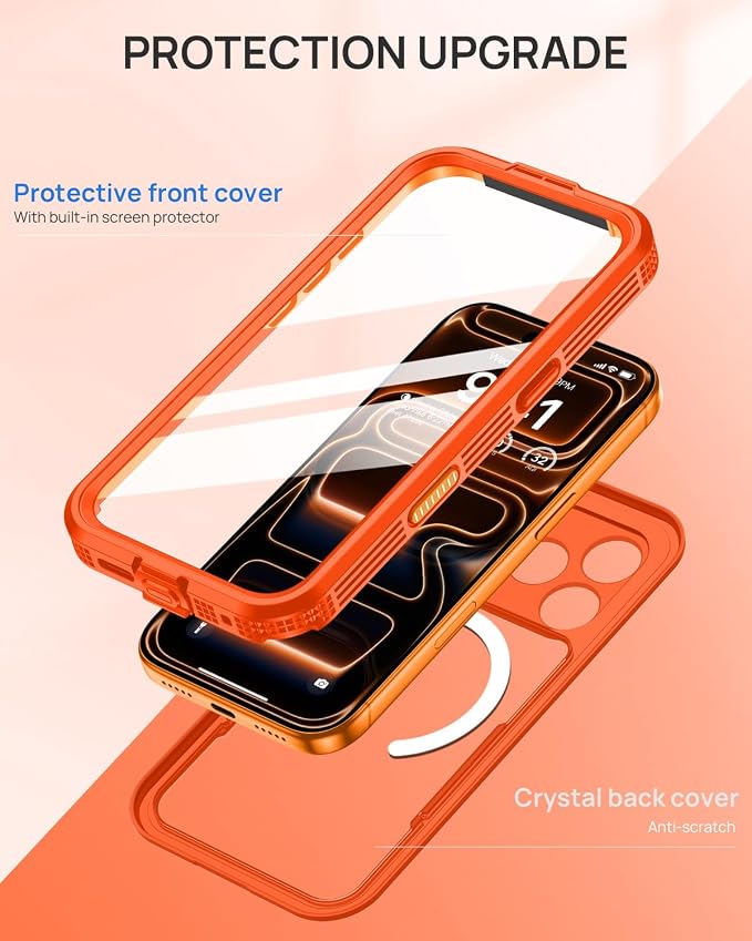 Lanhiem Magnetic for iPhone 17 Pro Case, IP68 Waterproof, Compatible - Image 5