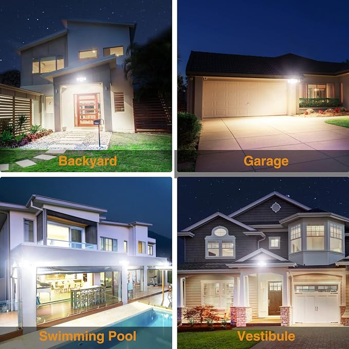 Onforu 2 Pack 75W Flood Lights Outdoor, 7000LM LED Flood Lighting Outdoor - Image 7
