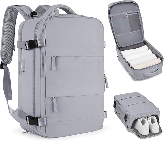 coofay Personal Item Travel Backpack by coofay