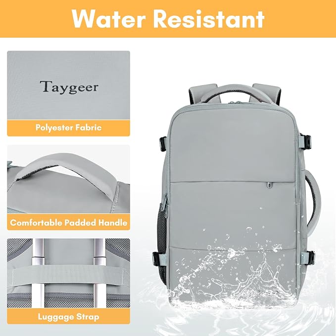 Taygeer Carry On Backpack for Men Women, Travel Backpack - Image 7