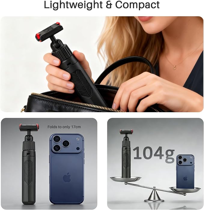 15.7" Extendable Magnetic Selfie Stick Tripod - Image 7