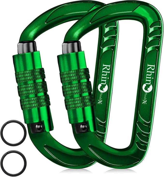 Rhino Produxs 12kN Heavy Duty Carabiner Clips, by Rhino+Produxs