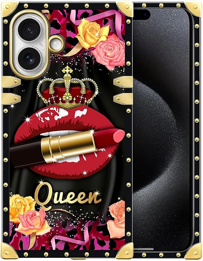 for iPhone 17 Case Luxury Golden Decoration by Unknown