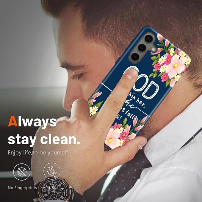 Compatible for Samsung Galaxy S24 FE 5G Case, Dual Layer Heavy Duty 2 in 1 - Image 6