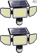 Onforu 4500LM Solar Lights Outdoor, 3 Heads Security Lights by Onforu