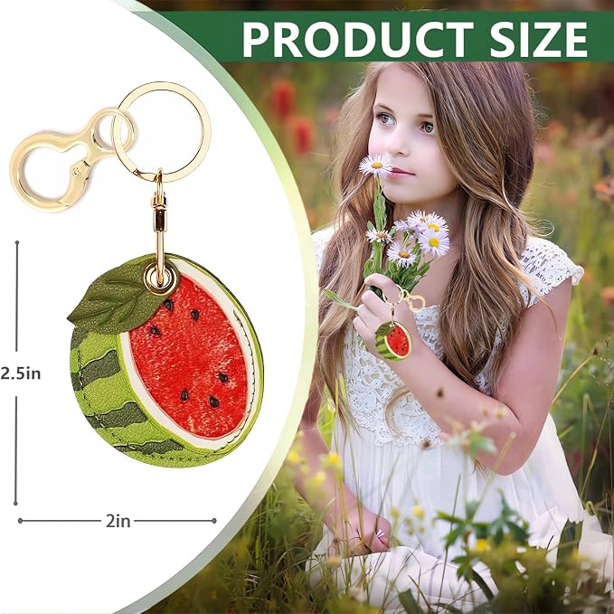 Leather Keychain Holder Case Compatible - Image 2