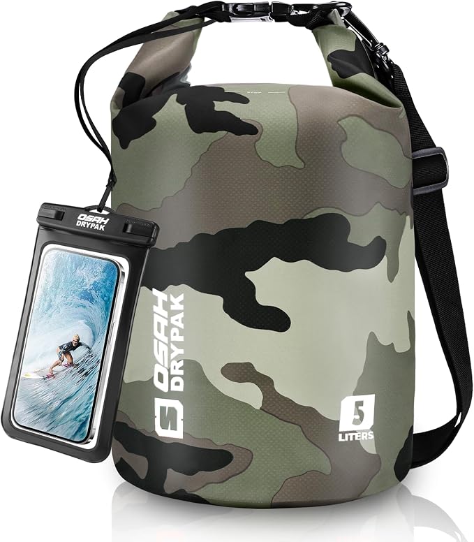 Waterproof Dry Bag, 5L/10L/20L/30L/40L Roll Top Lightweight Storage Backpack by OSAHDRYPAK