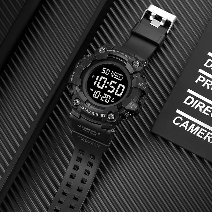 FANMIS Mens Military Multifunction Digital LED Watch Electronic Waterproof - Image 4