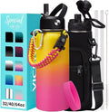 Stainless Steel Water Bottles 32oz by VICKNIY