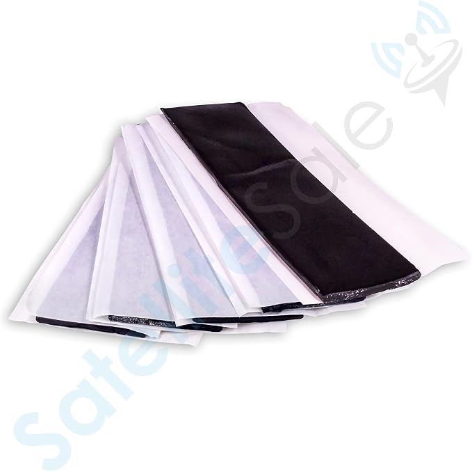 SatelliteSale Universal 1-1/2” x 5” Roof Mastic Pitch Pads Pack of 4 Pcs - Image 2