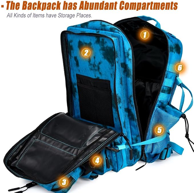 45L Tactical Backpack for Men Women, Military Assault Pack - Image 3