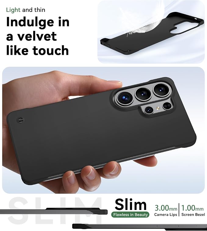 GRECAZO Slim Borderless for Samsung Galaxy S26 Phone Case 6.3" Ultra-Thin - Image 4