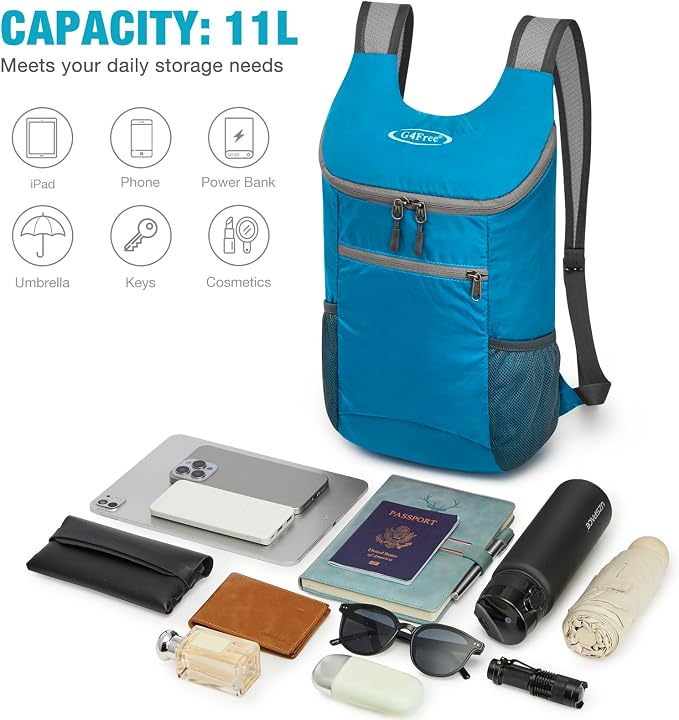 G4Free Lightweight Packable Hiking Backpack - Image 7