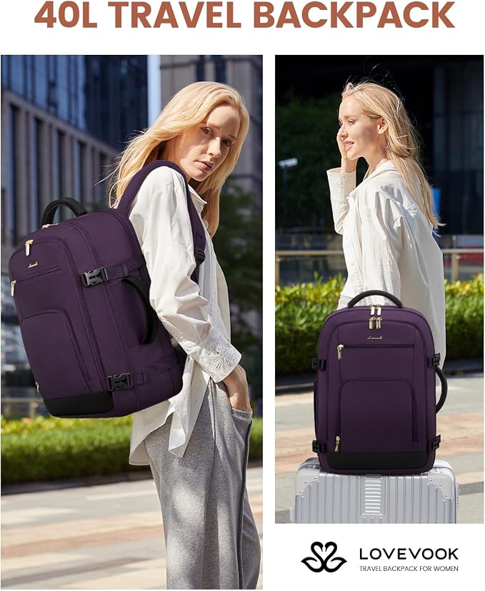 LOVEVOOK Carry On Travel Backpack - Image 9