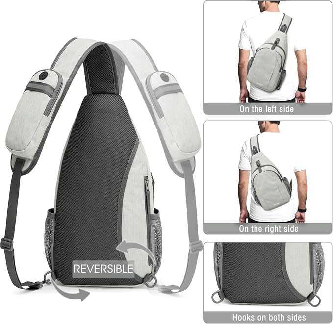 G4Free Sling Bag RFID Blocking Sling Backpack Crossbody Chest Bag Daypack - Image 8