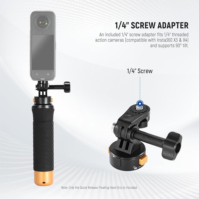 Neewer Floating Hand Grip for Action Camera - Image 5