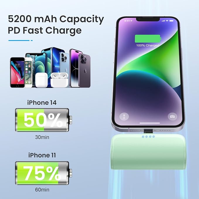 Mini Portable Charger Power Bank - Image 4