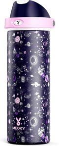 24 oz Insulated Water Bottle for Women: Meoky Stainless Steel Water Bottle by MEOKY