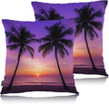Swono Tropical Beach Throws Pillows Covers by Swono
