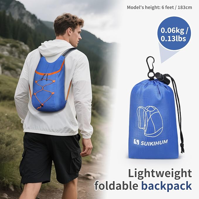 20L Hiking-Daypack Lightweight Foldable Travel Packable Backpack - Image 2