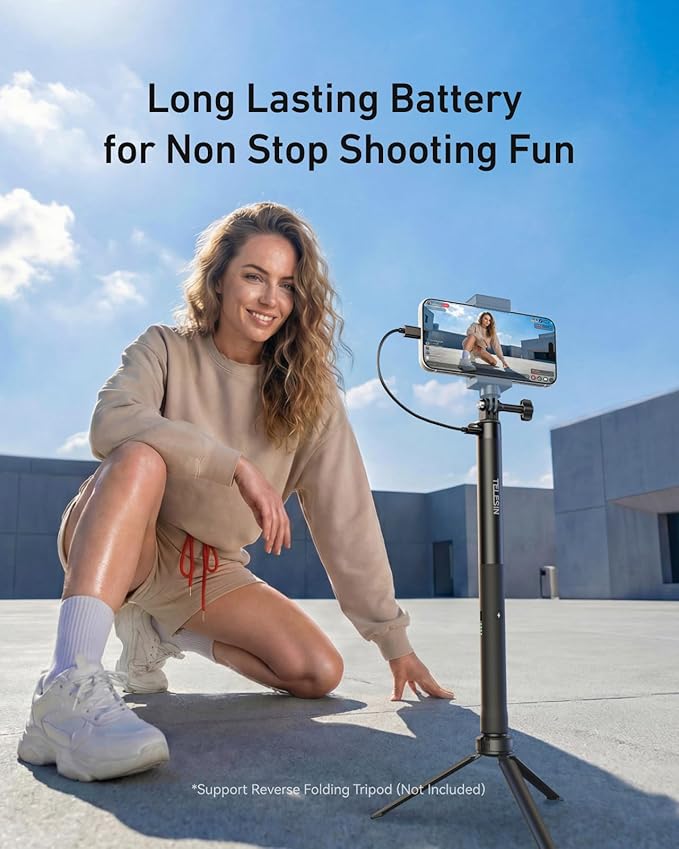 TELESIN Power Grip Selfie Stick - Image 6