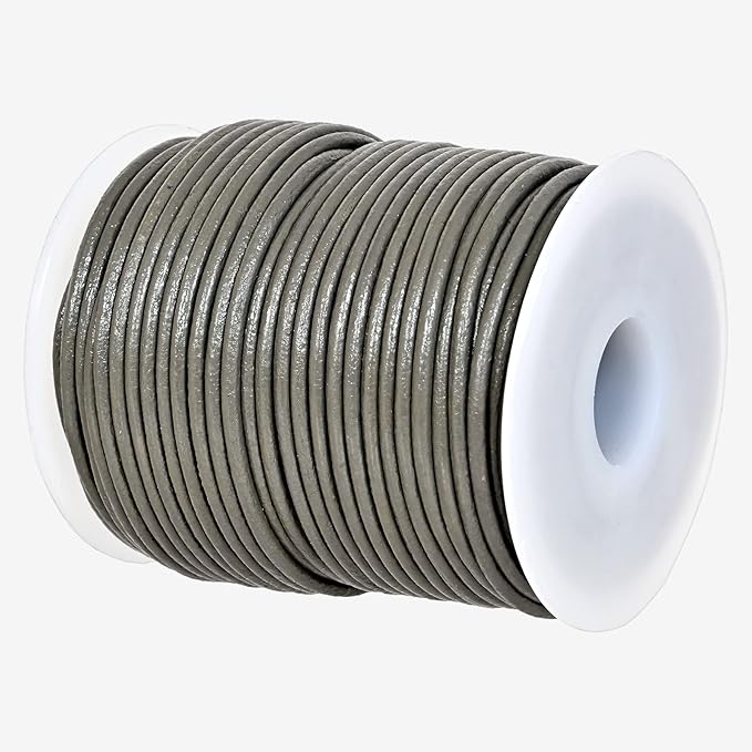 GENIQUE Real/Genuine Round Leather String Cord by GENIQUE