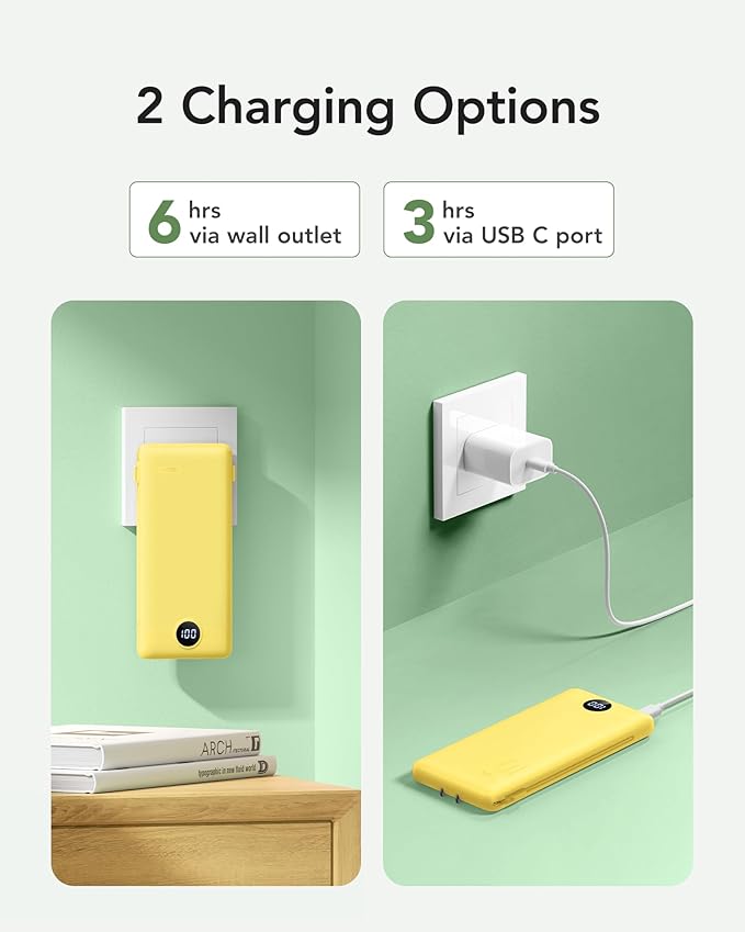 VRURC Portable Charger Power Bank - 10000mAh Fast Charging 22.5W PD 20W Slim - Image 4