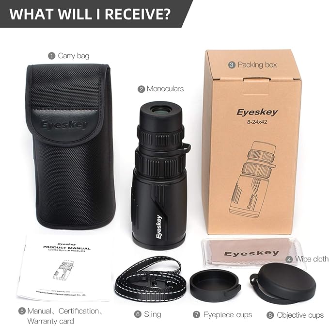 Seeker Pro HD Packet Monocular | Waterproof and Fog-Proof | Optimized Clear - Image 8