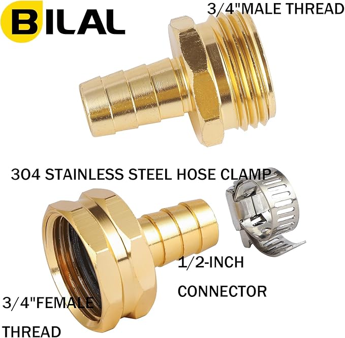 3 Set Garden Hose Repair Connector Kit - Image 3