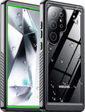 2025 New for Samsung Galaxy S24 Ultra Case Waterproof, Full Body Phone Case for by Red2Fire