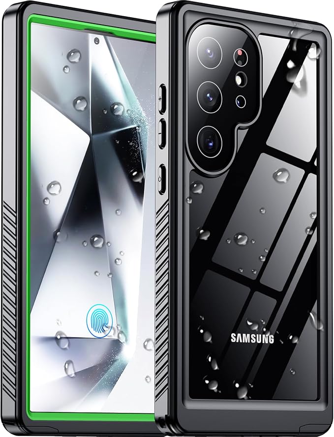 2025 New for Samsung Galaxy S24 Ultra Case Waterproof, Full Body Phone Case for by Red2Fire
