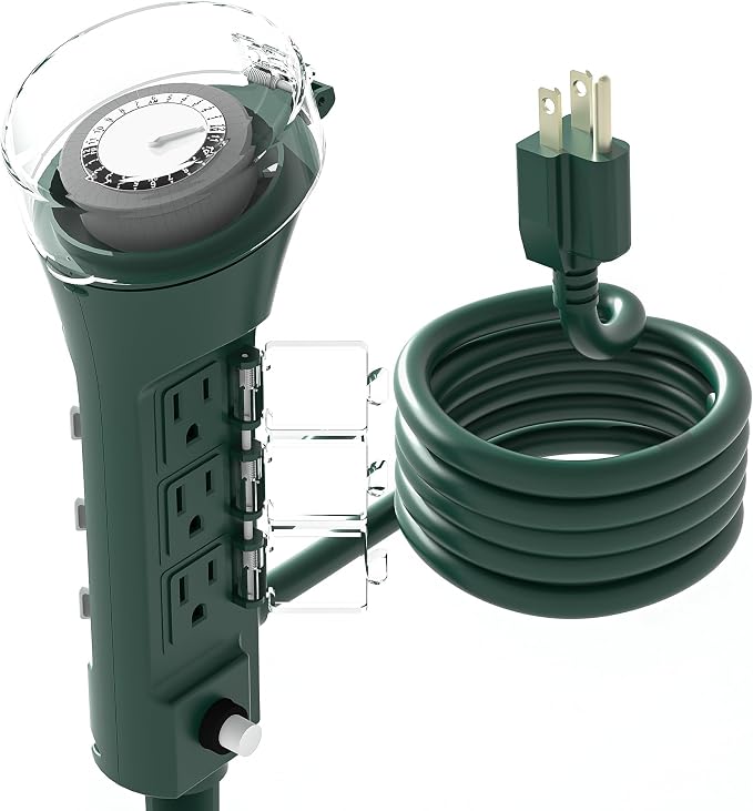 BN-LINK Outdoor Power Stake Timer - 6 ft Cord by BN-LINK