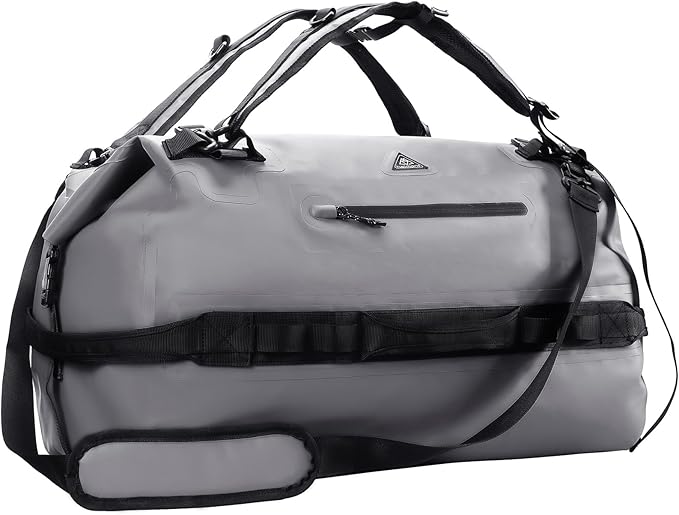 Haimont Large Waterproof Duffel Backpack Roll-Top Heavy Duty Dry Duffle Bag by Haimont
