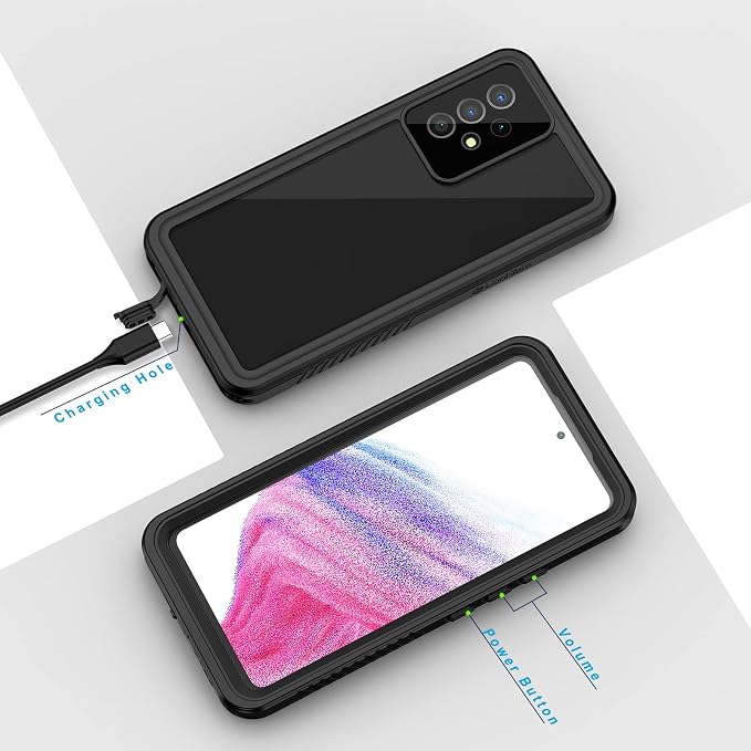 Lanhiem for Samsung Galaxy A53 5G Case, IP68 Waterproof Dustproof - Image 6